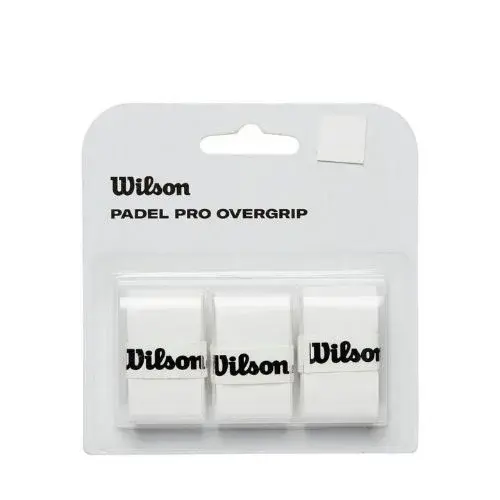 Wilson Pro Overgrip Padel 3-Pack White – greb og overgreb hos Padelshoppen.com
