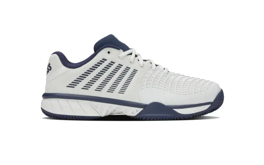 K-Swiss Express Light 3 Clay Men (Blanc De Blanc/Naval Academy) - 44 – padelsko hos Padellife