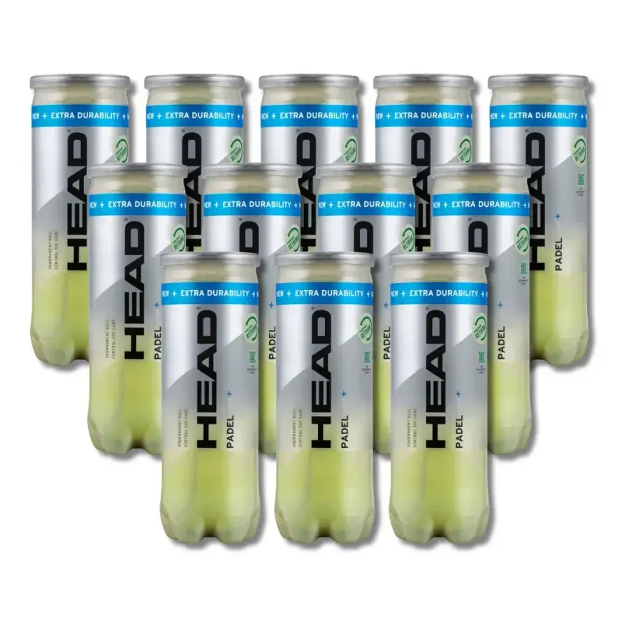 12 rør Head Padel Pro+ Padelbolde – padelbolde hos Padellife