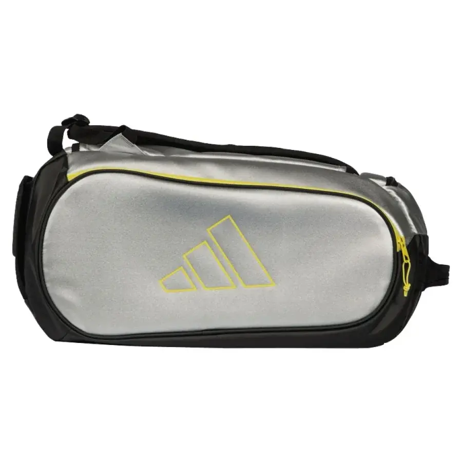 Adidas Tour Padeltaske 2026 (Silver/Lime) – padeltasker hos Padellife