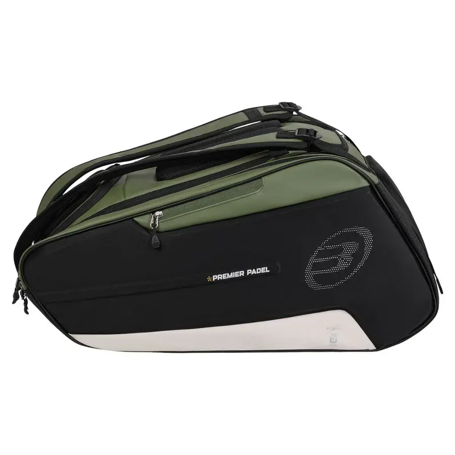 Bullpadel BPP26013 Hack Premier Padel 26 Black/Green – padeltasker hos Padelshoppen.com