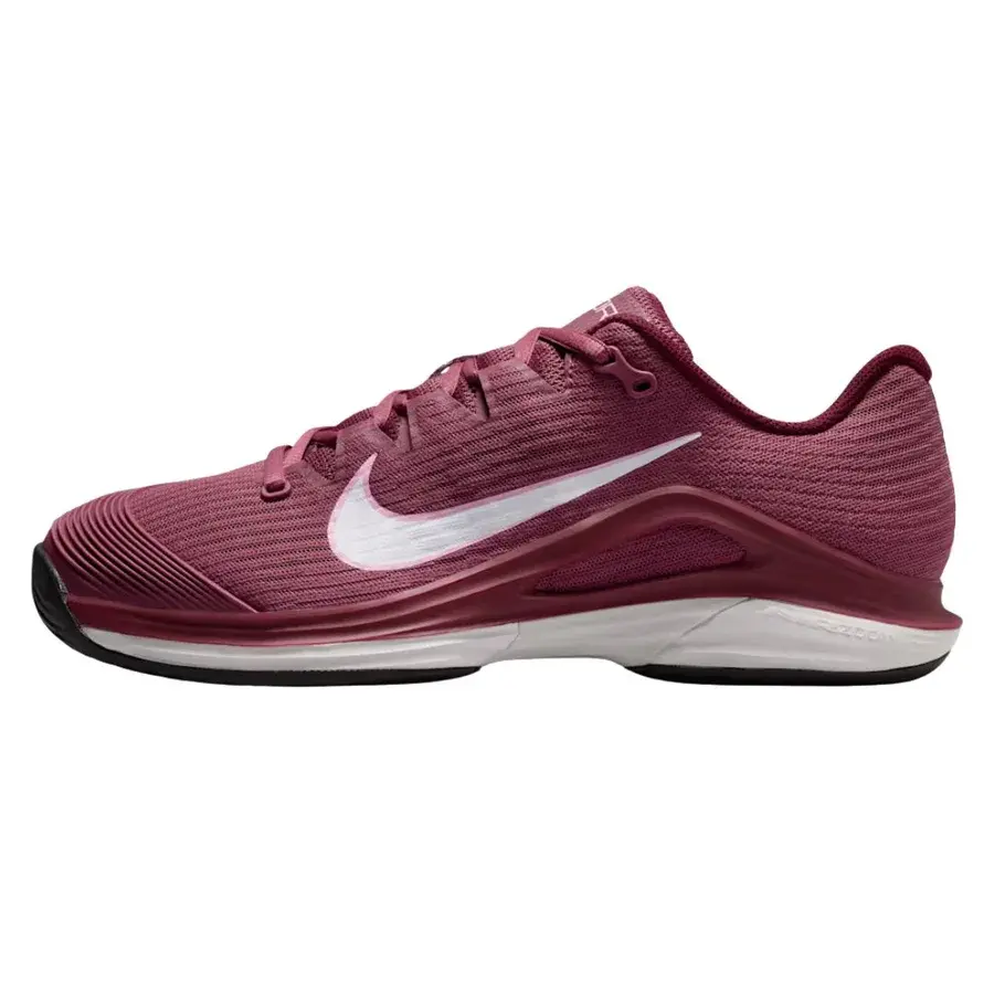 Nike Vapor 12 Women HC Pink Smoke/White – tennissko hos Tennisshoppen.dk