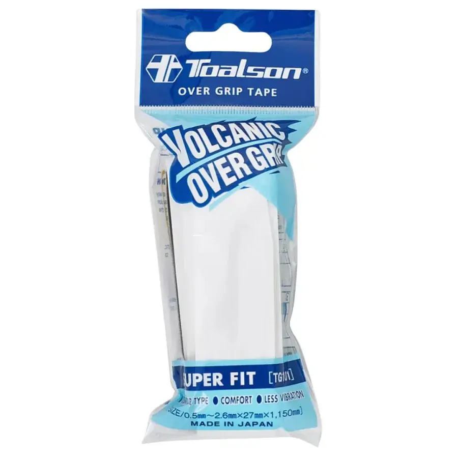 Toalson Volcanic Overgrip (White) – greb og overgreb hos Racketlife