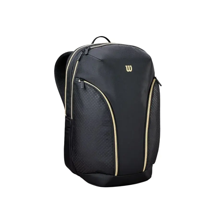 Wilson Defy V1 Padel Rygsæk (Black/Gold) – padeltasker hos Padellife