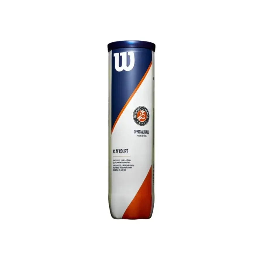 Wilson Roland Garros Clay Court 4 Tennisbolde (4 stk.) – tennisbolde hos Racketlife