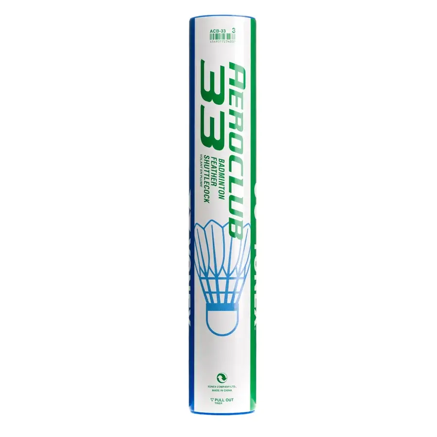 Yonex Aeroclub 33 12 stk. – fjerbolde hos Badmintonshoppen.dk